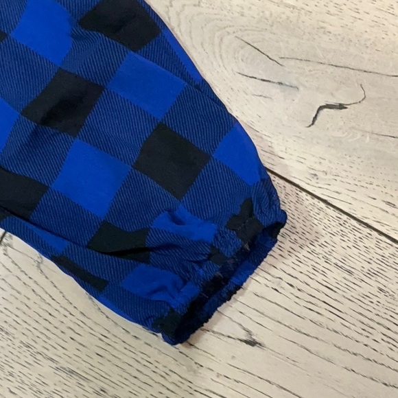 Woman’s Lauren Ralph Lauren blue/black  gingham prairie dress. Size 6. Like new! - Picture 3 of 6